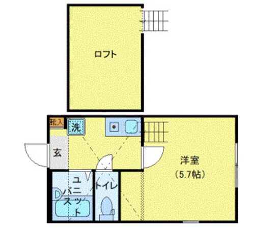 ラフィネ弘明寺の物件間取画像